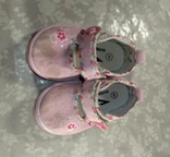 Туфельки детские для девочки на липучках, 20-й размер, стелька - 14.7 см, numer zdjęcia 7