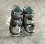 Ботиночки детские для мальчика на липучках, 21-й размер, стелька 15.0 см, numer zdjęcia 2