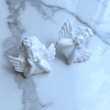 Сережки пусети нові з ангелами амури, фото №6