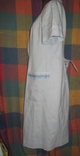 Вінтажний сукня -халат льняний з ручною вишивкою., photo number 5