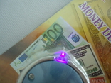 Ультрафіолетовий детектор валют брелок ліхтарик фонарик, фото №2
