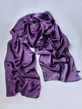 Стильный шелковый женский шарф палантин, Италия, фото №13