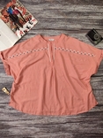 Блуза літня з вишивкою вільного крою, numer zdjęcia 2