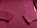 Пуловер лонгслив вязаный женский, италия, фото №3