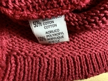 Пуловер лонгслив вязаный женский, италия, фото №7