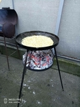 Сковорода з підвіскою під вогонь 50 см, фото №5