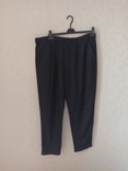 Papaya Льняные красивые женские брюки черные 18 на 54, фото №8