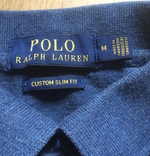 Чоловіча футболка polo ralph lauren custom slim fit розмір м, фото №3