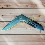 Нож складной CM 84 Flipper выкидной с клипсой, фото №6