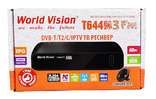 Ефирный T2 тюнер World Vision T644M3 Fm DVB-T2 + DVB-C TV+IPTV +Megogo Офіційна гарантія, numer zdjęcia 5