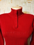 Кофта червона жіноча TOMMY HILFIGER коттон p-p L(ближче до S), numer zdjęcia 4
