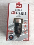 Автомобільний зарядний пристрій 2-USB HZ HC6+вольтметр, photo number 2