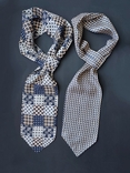 Шелковый галстук Аскот, шелковый шейный платок, фото №7