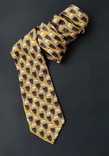 Шелковый оригинальный галстук Pierre Clarence,премиум бренд Франция, фото №4