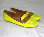 Туфлі лофери жіночі яскраво жовті 38 р., фото №2