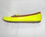 Туфлі лофери жіночі яскраво жовті 38 р., фото №7