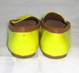 Туфлі лофери жіночі яскраво жовті 38 р., фото №8