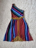 Шовкове плаття в полоску WAREHOUSE, photo number 4
