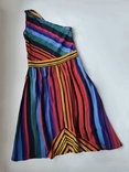 Шовкове плаття в полоску WAREHOUSE, фото №10