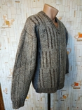 Светр теплющий зимній. Пуловер чоловічий мохеровий NAGPAL Індія p-p XL(маломірить), фото №3