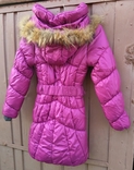 Пальто детское Dingo 36-го (S) размера новое зимнее для девочки, фото №4