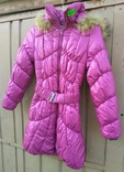 Пальто детское Dingo 36-го (S) размера новое зимнее для девочки, фото №9