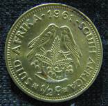 1/2 цента Южная Африка 1961г., фото №2