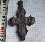 Большой рельефный энколпион Купятицкая Богородица 12 век, фото 10
