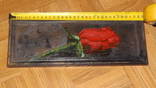 Картина =роза=написана  на доске, фото 2
