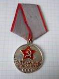 Медаль За трудовую доблесть с документом, фото №8