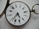Серебряные карманные часы, фото №4