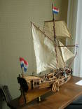 Модель парусника "Херен-Яхта" Голландия 18 век, фото №2