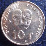 10 франків  1975 року ФранцУЗЬКА Палінезія, фото №2