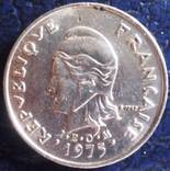 10 франків  1975 року ФранцУЗЬКА Палінезія, фото №3