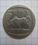 #099 5 рандов Южная Африка 5 rand South Africa 1994, фото №3