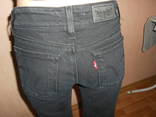 Джинсы, 27 размер, L32,Levis 570 straight fit , бойфренды, джинсы с подкоткой, photo number 6