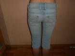 Шорты джинсовые, наш 40, xXS, 100% хлопок, б/у, в отличном состоянии, фото №4