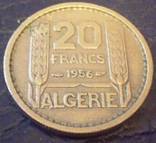 20 франків 1956 року  (Алжир -колонія Франції), фото №2