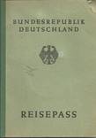 Паспорт Германия 1952, Виза Иордания, разрешение на въезд во Французскую Зону, фото №2