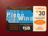 Карточка пополнения оператора Wind  (на 30 евро) Италия, фото №2
