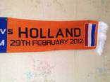 Футбольный шарф с матча Англия-Голландия (29.02.2012), фото №4