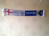 Футбольный шарф с матча Англия U-21 - Сан-Марино U-21 (19.11.2013), фото №2