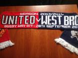 Футбольный шарф с матча United of Manchester - West Bromwich Albion, photo number 2