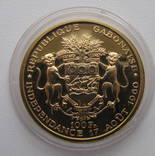 100 франков 1960 год ГАБОН золото 32 грамм 900` тираж-500, фото №4