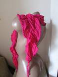 INUSUAL женский лёгкий шарф шарфик (Италия) №04, фото №12