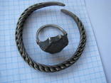 Княжий перстень з тамгою і браслет. 11-12 століття., фото 2