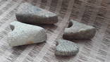 Фрагменты каменных топоров 4 шт, фото 5