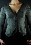 Elegancka bluza Pugovka rozmiar 42-46 czarna, numer zdjęcia 4