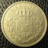 5 крон Данія 1966, фото №2