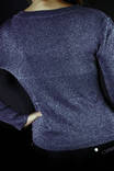 Элегантная кофта Пуговка размер 42-46 синяя, фото №7